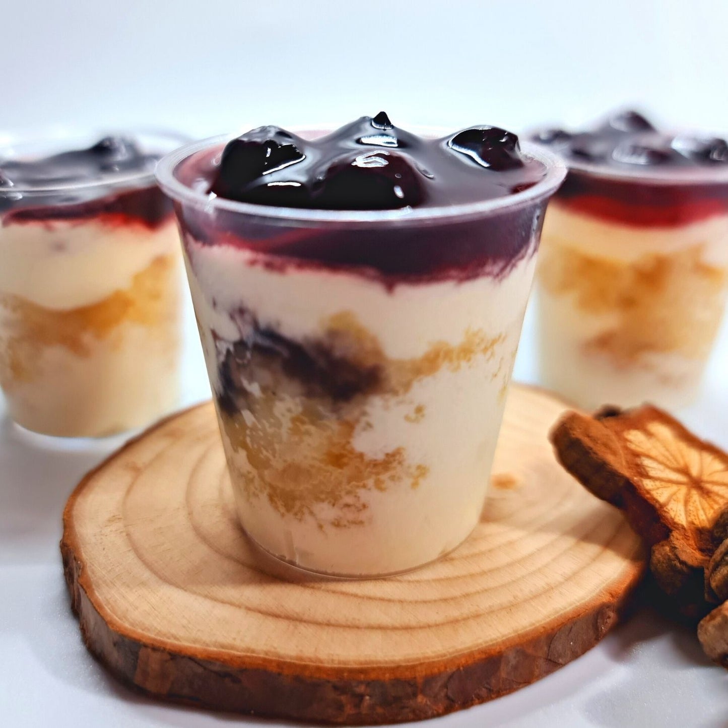 Blueberry Cheese Mini Dessert Cups