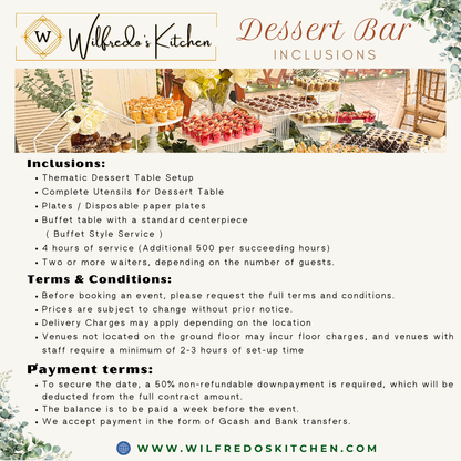 Dessert Bar Packages