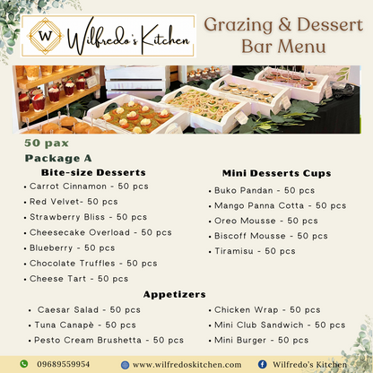 Grazing and Dessert Bar Packages