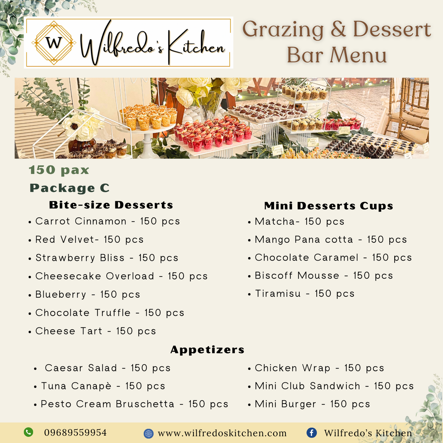 Grazing and Dessert Bar Packages